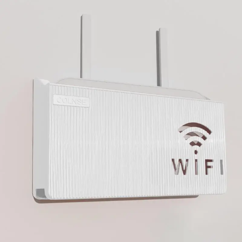 Drahtlose Wifi Router Regal Lagerung Box Wand Hängen ABS Kabel Power Halterung Organizer Box Haushalt Wohnzimmer Dekoration
