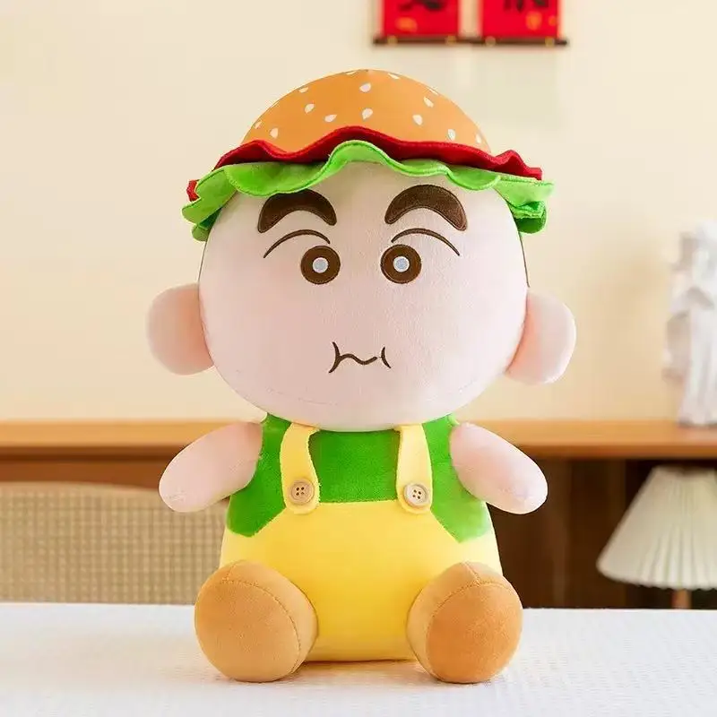 Kawaii Plush Toy Cute Cartoon Crayon Shin Chan Stuffed Doll  Animal Kids Birthday Xmas Gift for Girls Pillow Cushion Wholesale