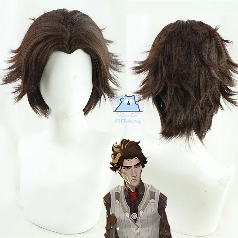 Anime LOL Legends Arcane Season 2 Viktor Cosplay Wig Brown Hair Viktor Jayce Cos Outfit For Hallowmas Carnival Props