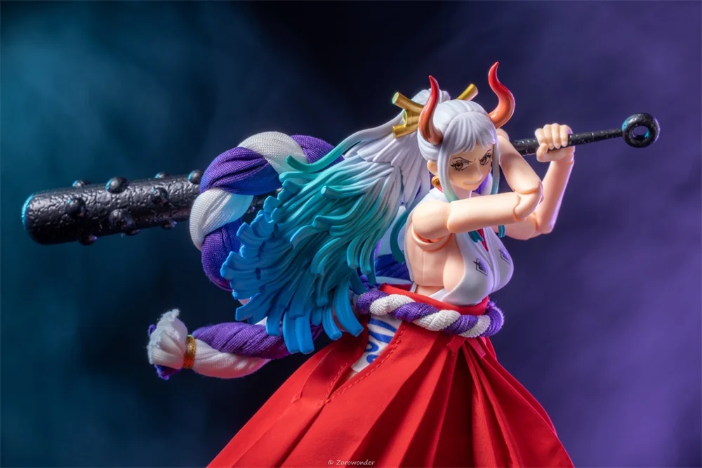 【High Quality] SHF 1/12 Scale Pirate King Yamato Red Long Style Pleated Skirt with Bow Knot Model for 6" Action Figure Body