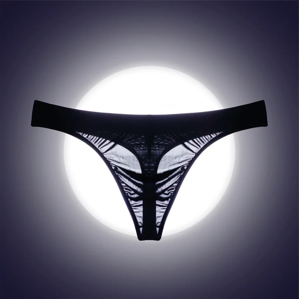 رجل انظر من خلال g-سلسلة شفافة T-الظهر سيور الذكور مثلي الجنس ملابس داخلية جيدة التهوية سراويل لينة شير ملخصات انظر من خلال الملابس الداخلية