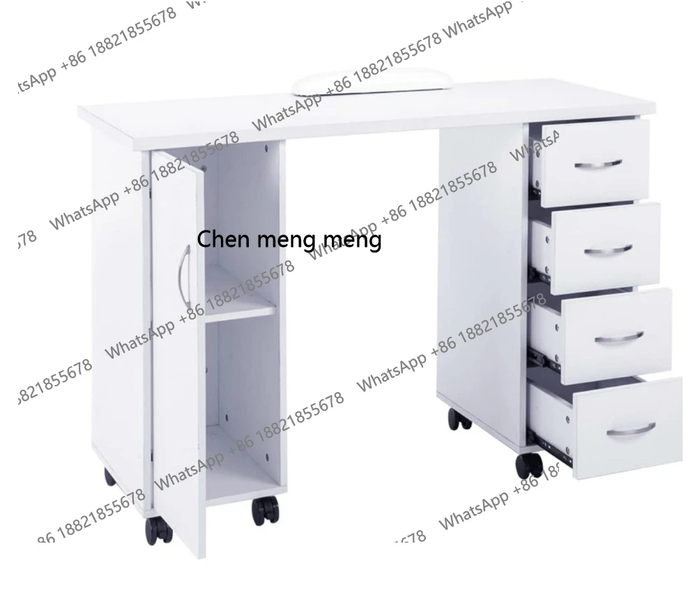 

Manicure workbench Manicure table with hand rest, haircut furniture Manicure table