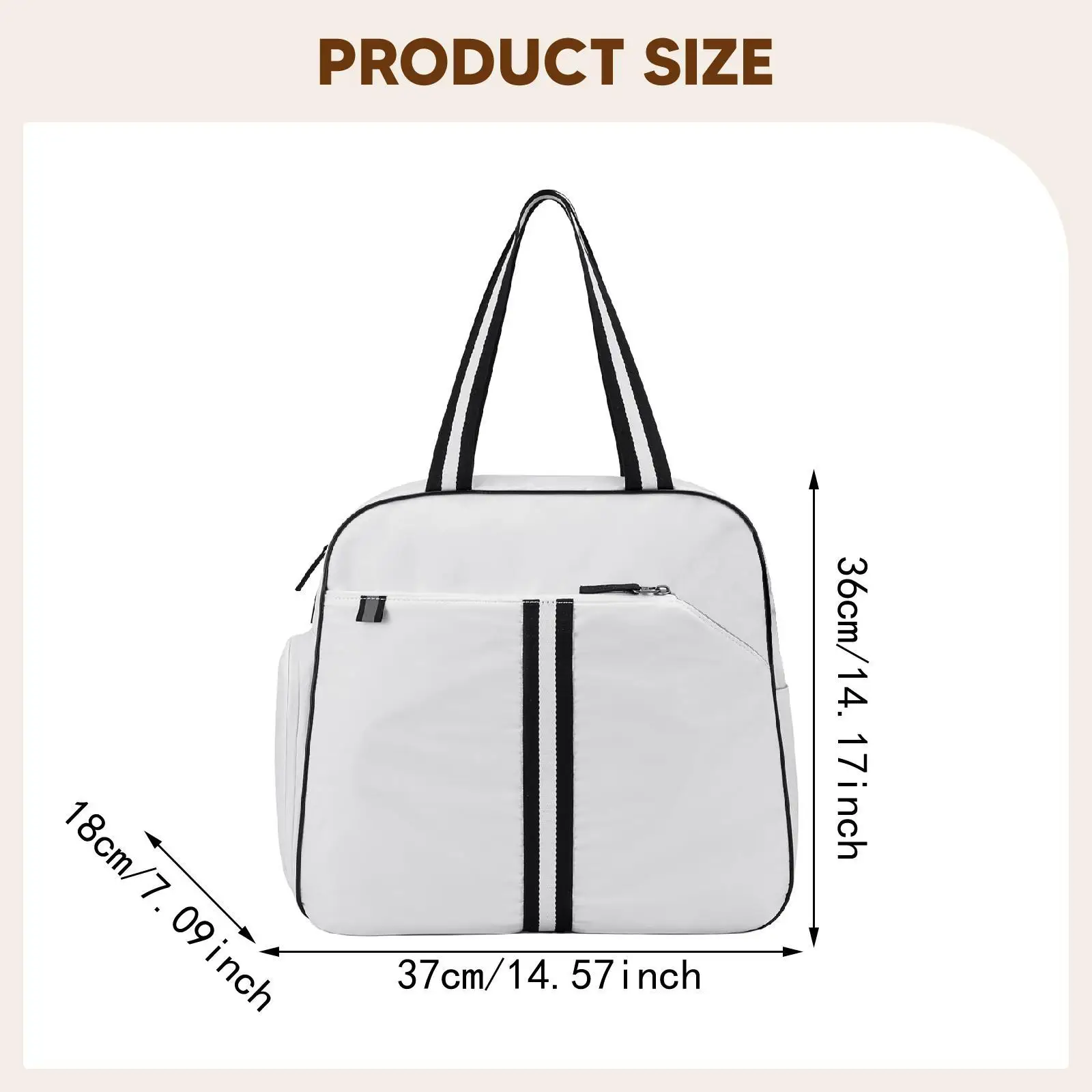 

Pickleball Bag Stylish Portable Outdoor Sports Pickleball Paddle Carry Bag