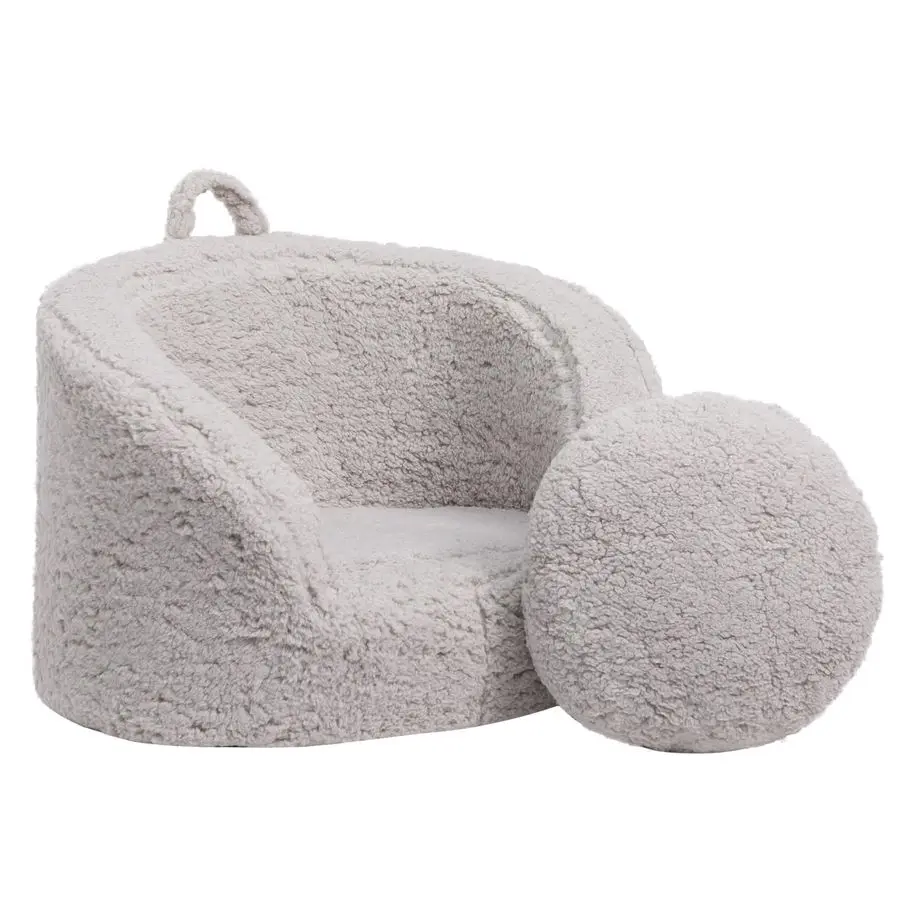 

Детское кресло SnugArch, удобное пенопластовое кресло для малышей, эргономичное детское кресло с дизайном «Уютное обнимание» для мальчиков и девочек, светло-серый