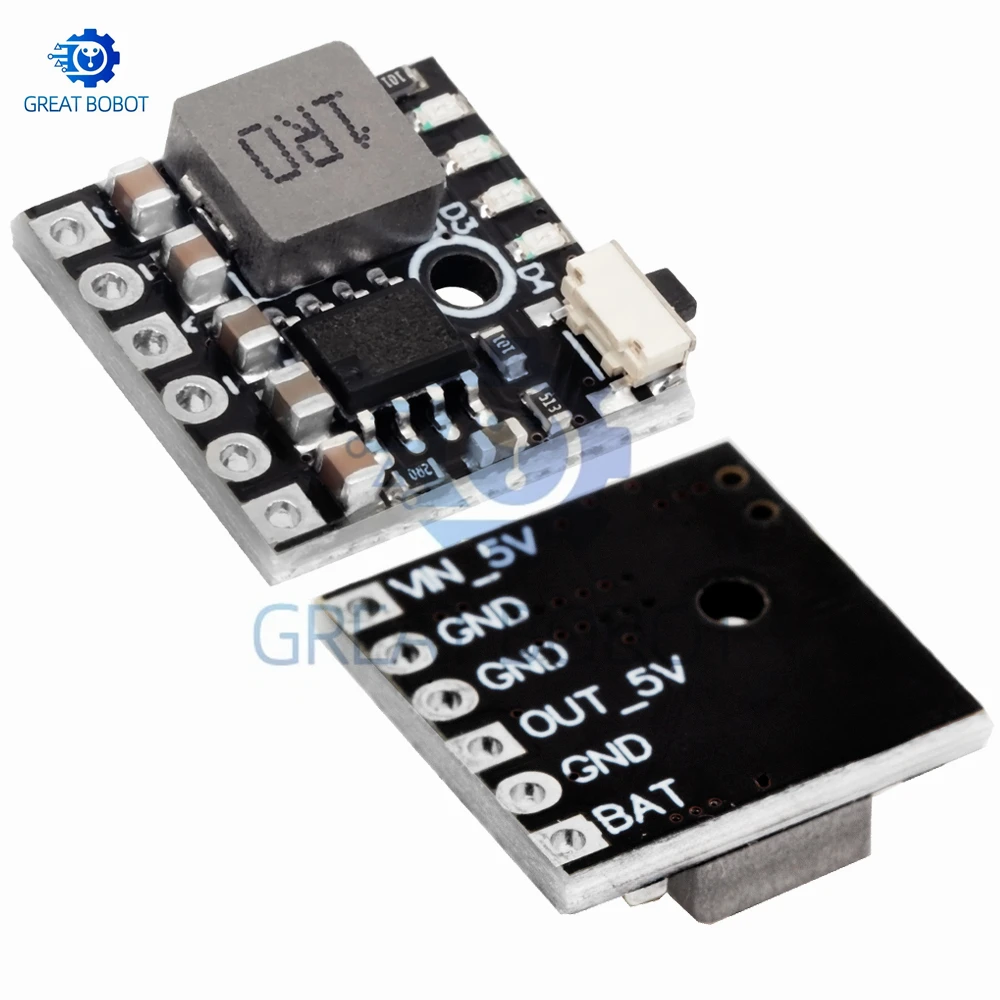5V 18650 Lithium Battery Charge‑Discharge Integrated Board Boost Module With Overcharge Protection for DIY Electronic Project
