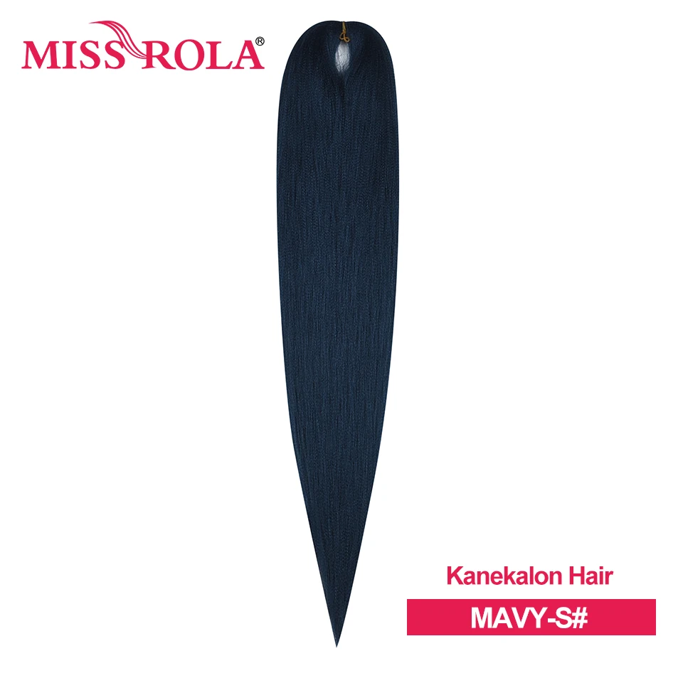 Miss Rola Synthetic Wholesale Bulk 6 Pieces 30Inch 28Inch 26Inch Pre Stretched Jumbo Braiding Hair Kanekalon EZ Twist Braid Hair image 3