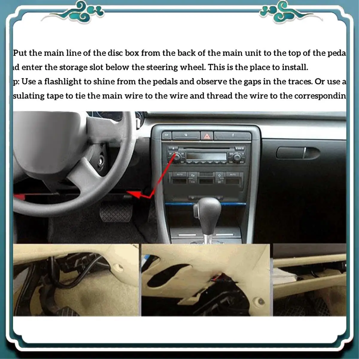 

ABTU-Car Bluetooth Aux Handsfree USB Adapter Music Audio Cable For A3 8L 8P A4 B5-B7 A6 4B A8 4D