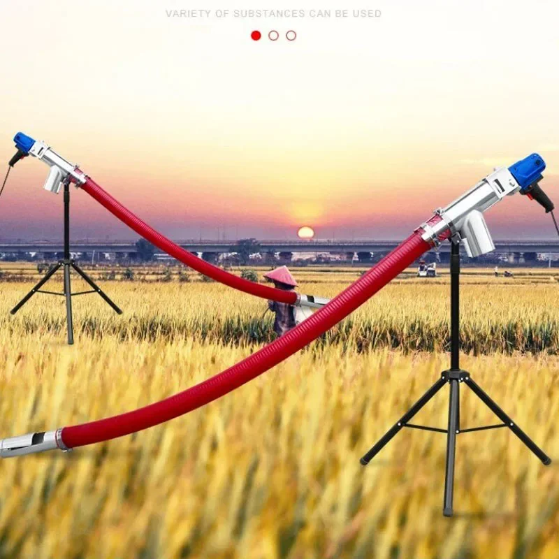 Hand‑held Flexible Hose Grain Auger Conveyor with Tripod Stand Portable Electric Crop Transfer Suction Machine