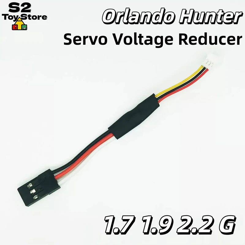 

Кабель-адаптер Orlando Hunter Servo Step Down, миниатюрный, ультракомпактный, для сервоприводов 2.2G, провод питания для радиоуправляемых моделей 1.7 и 1.9, запчасти для краулеров и грузовиков