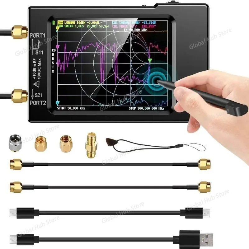 

The NanoVNA-H 2.8-inch Vector Network Analyzer Supports Antenna Network Analysis From 50KHz To 900MHz