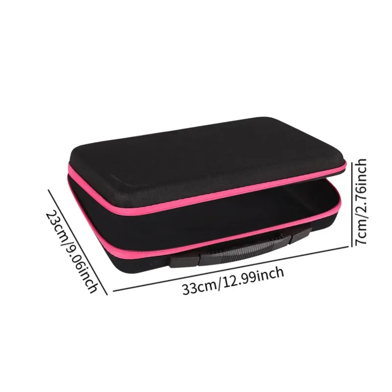 Hard shell essential oil bag portable tool storage bag EVA shockproof and anti-collision 60 grid Oxford cloth storage bag