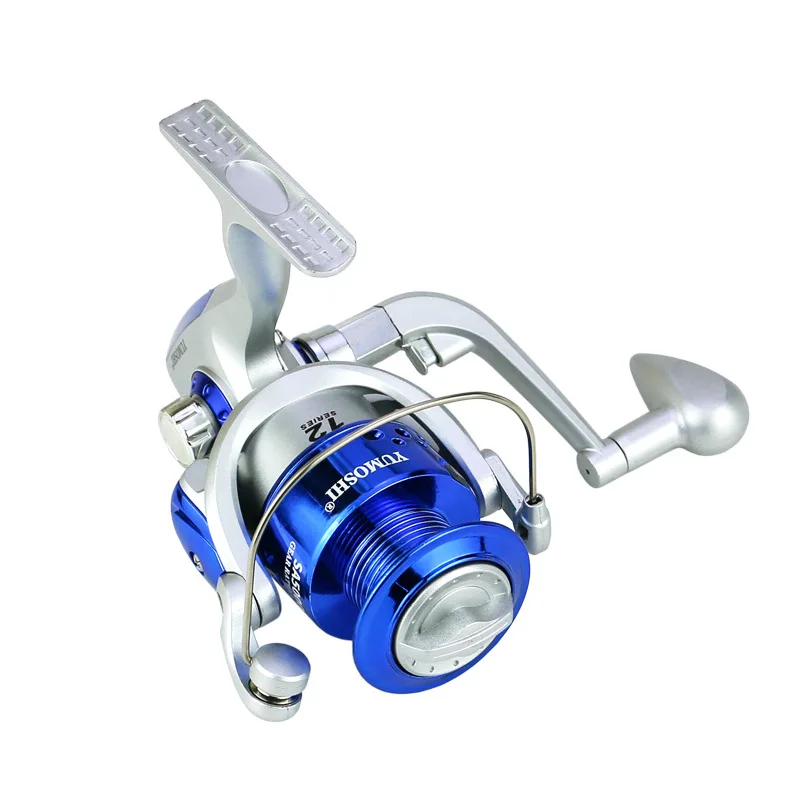 SA1000-7000 Fishing Reel Fishing Line Reel Rotating Wheel Plastic Head Silver Blue