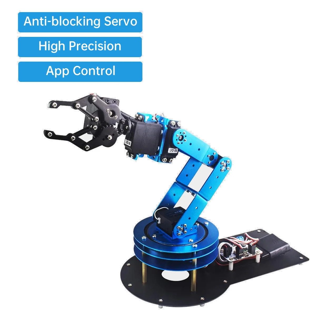 NEW Hiwonder LeArm 6DOF DIY STEM Education Learning Programming Claw Robot Arm Artificial Intelligence Robotic Arm Kit With Tuto