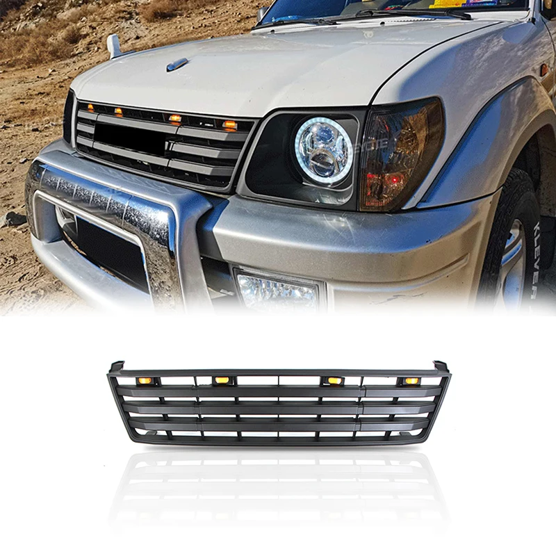 Hot Sales Pickup Accessories Front Grille Bumper Grille for Toyota Prado 1993-2002 Grille