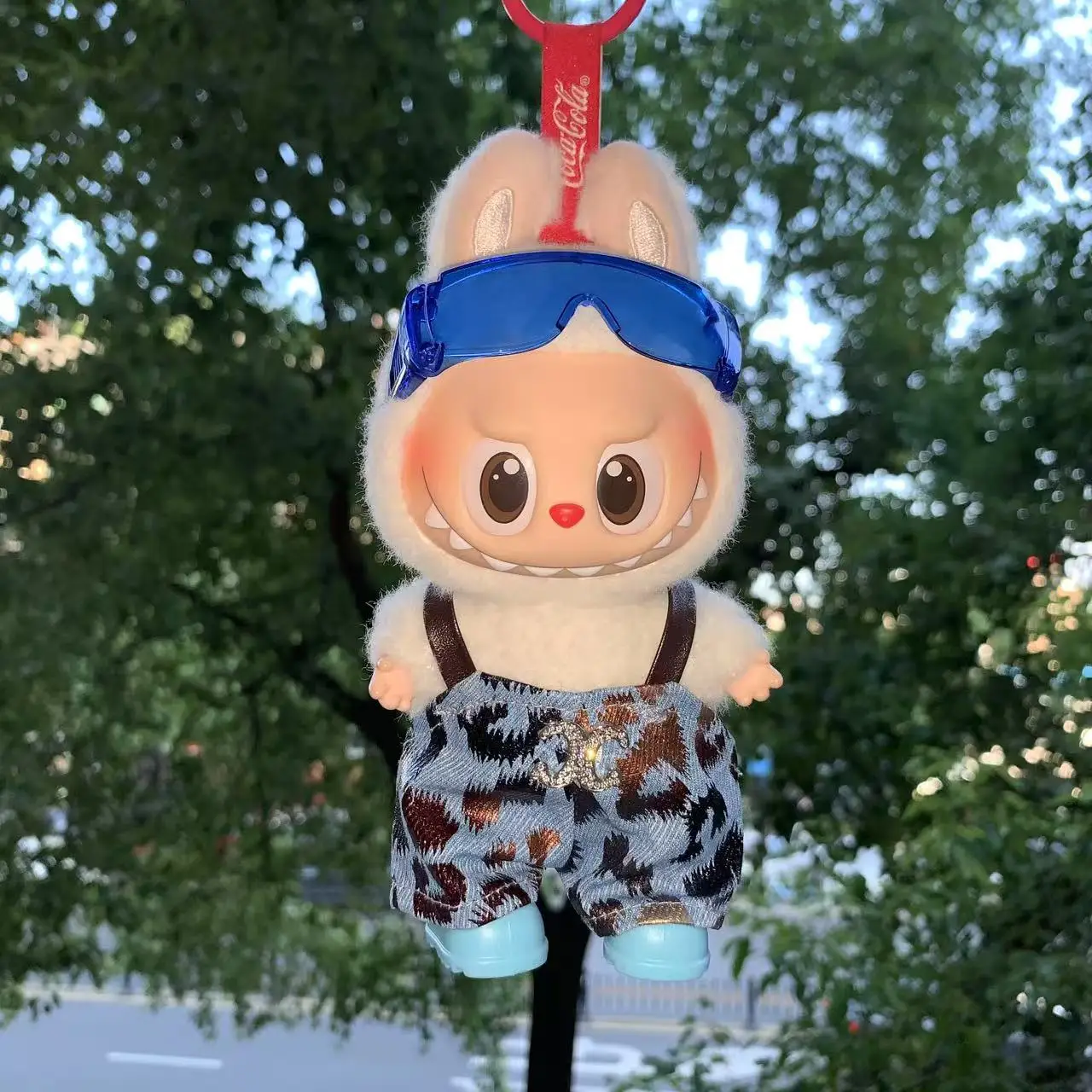 Für 17 cm Labubu Idol V2V3 Mode Mini Puppe Kleidung Outfit Zubehör Stilvolle Outfit Kleidung Sport Freizeit Anzug Kleidung gesc