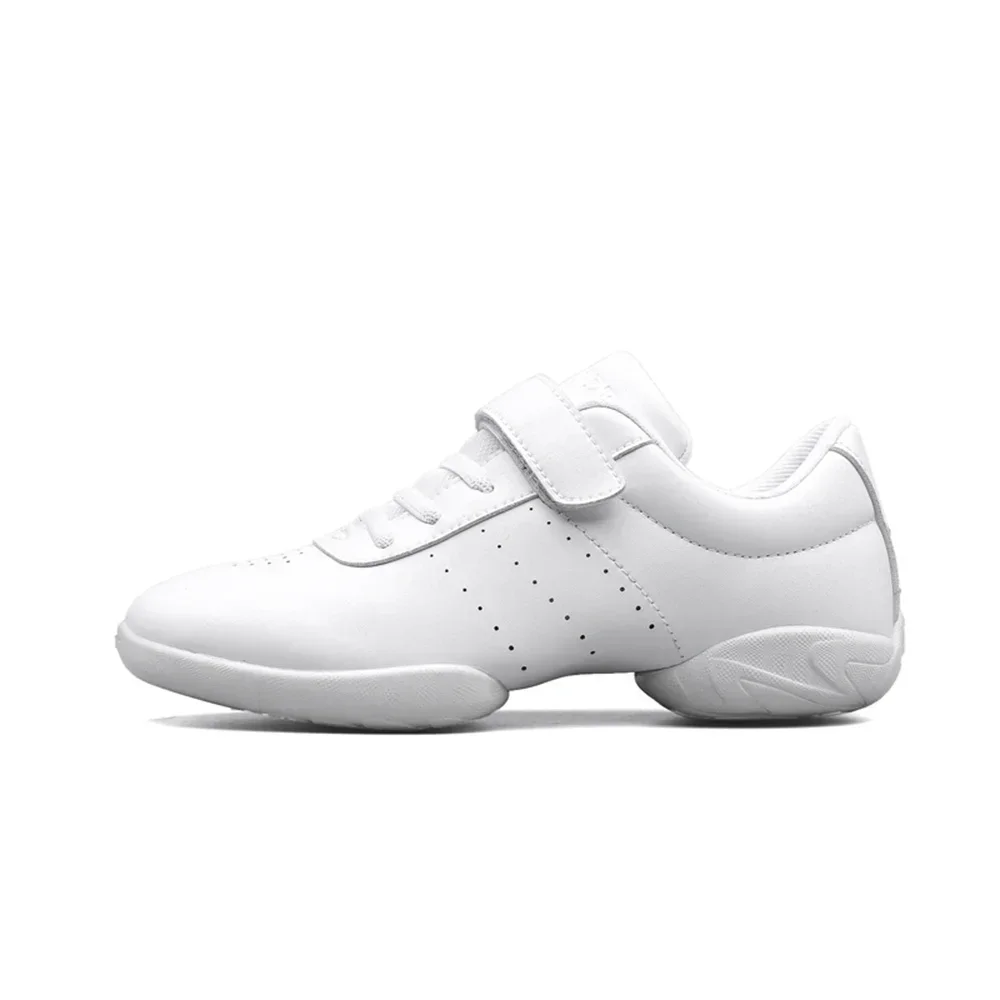 ARKKG Wettkampf-Aerobic-Schuhe für Kinder, weiße Cheerleading-Schuhe, Trainings- und Wettkampfschuhe, künstlerische Gymnastikschuhe, Tanz