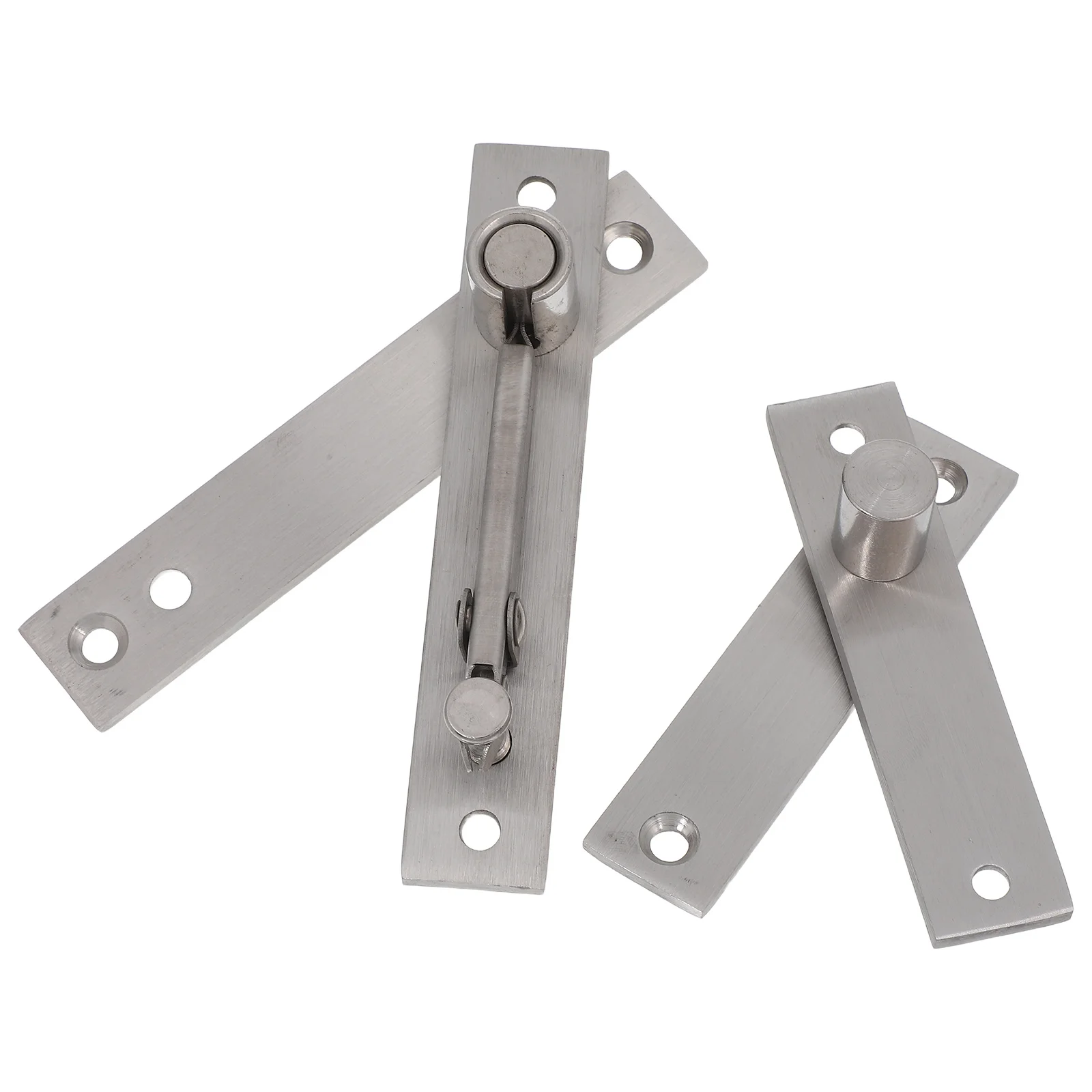 

2Pcs Double Swing Door Hinges Heavy Duty Stainless Steel Self Closing 360 Degree Rotating Hidden Pivot Door Hardware