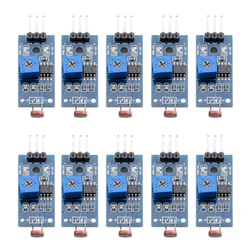 10Pcs Photoresistor Weerstand Modules Digitale Lichtintensiteit Detectie Lichtgevoelige Sensor Module Voor Arduino Uno