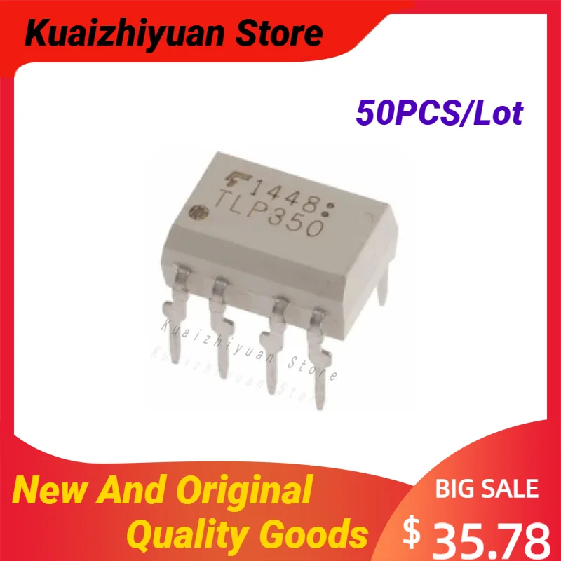 50PCS/Lot New And Original TLP350 TLP350(TP1,F)  TLP350(F) Optocoupler Drive Push-Pull 1-CH 30V 1000V DIP SMD Quality Goods