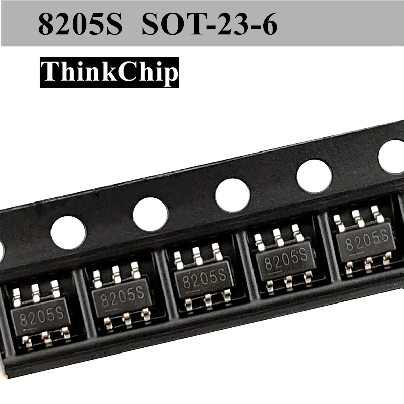 (20-100pcs) New original 8205S 8205 SOT23 SMD Lithium Battery Protection Integrated circuit