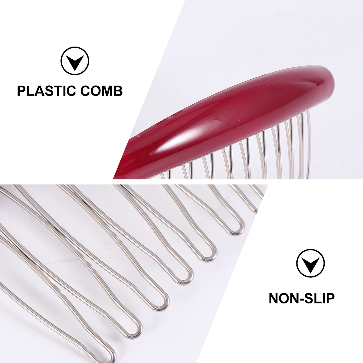 

3 Pcs Non Slip Hair Combs Elegant Acrylic Teeth Clips Side Combs Fashion Accessories Women Hairdressing Firm Hold