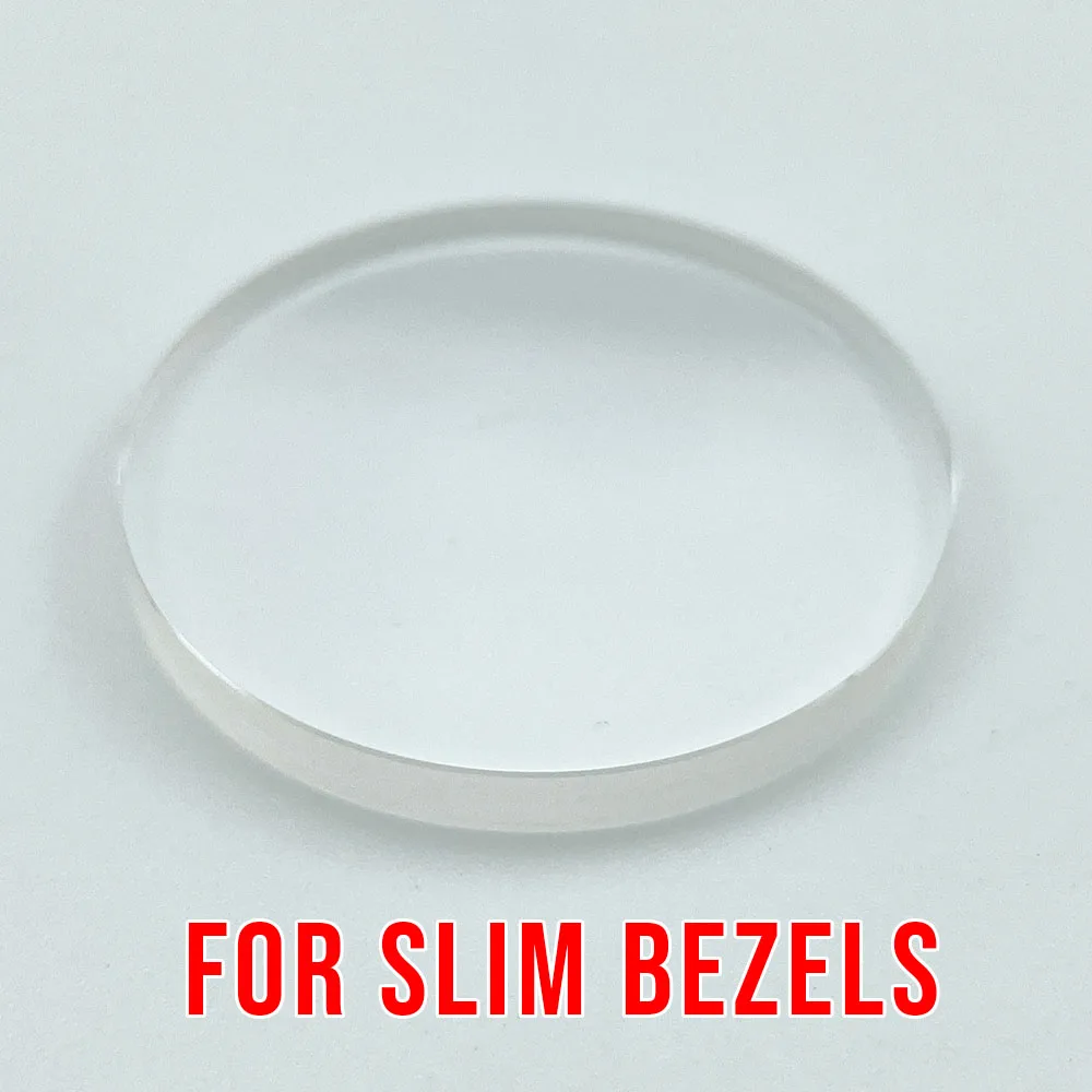 SKX007 Slim Flat Sapphire Crystal with Gasket Compatible with Slim Bezels SKX007,SKX009,SKX011,SKX171,SKX173,SKX175