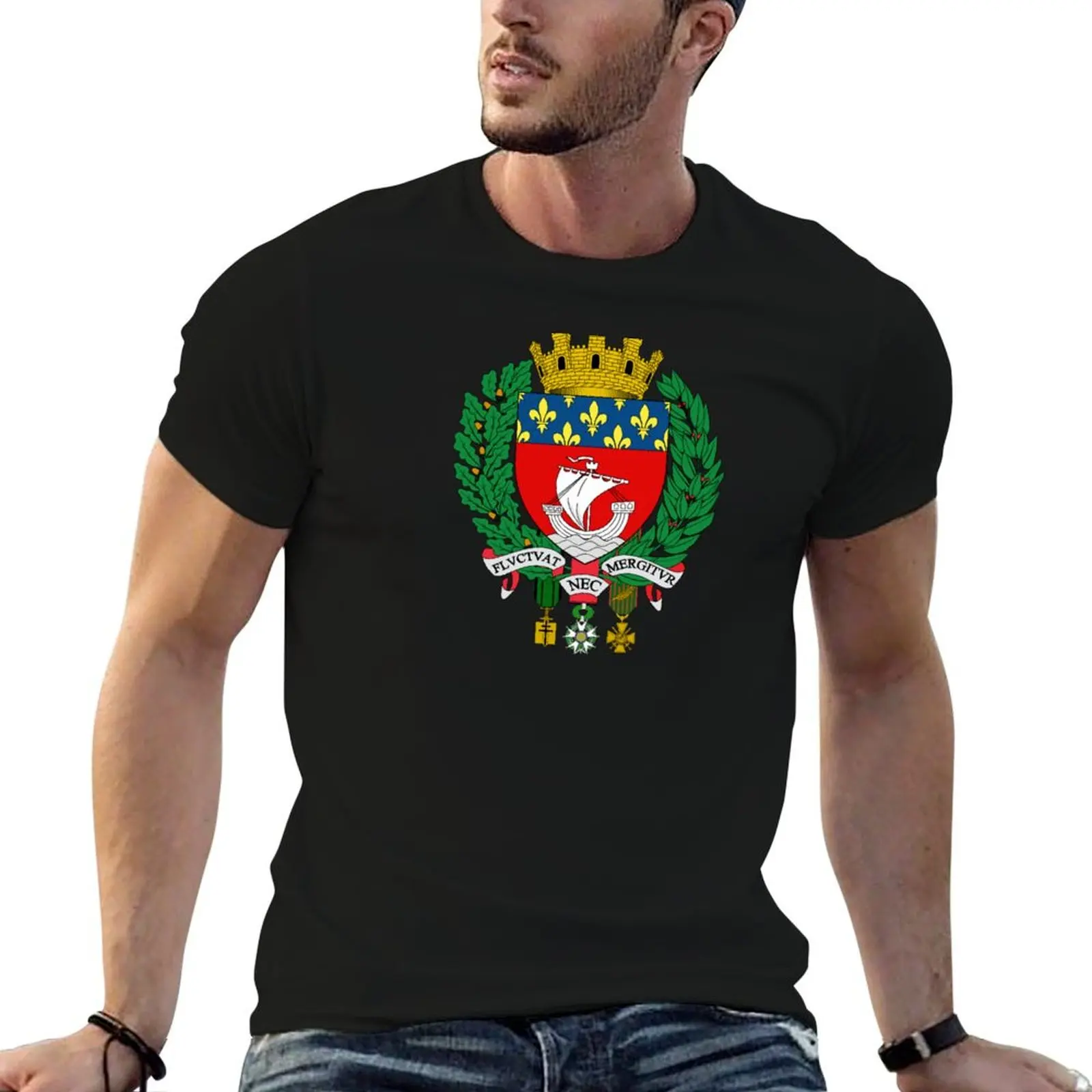 

T-Shirt shirt coat cotton luxury arms t t 100% of Paris (France) men man shirt