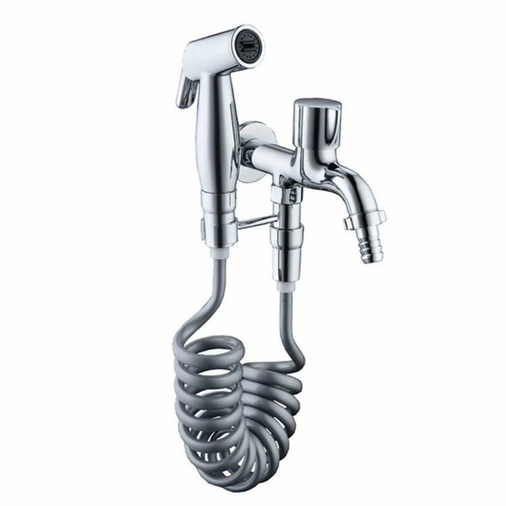 Home Rain Shower Spring Tube Spring Flexible Shower Hose For Water Plumbing Toilet Bidet Sprayer All Copper Cap Connection Hose