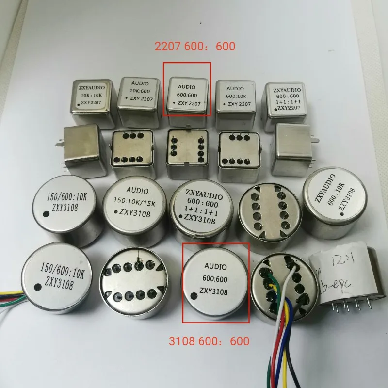 ZXY2207 10K:10K 600:10k 10k:600 600:600 audio cattle Balanced Permalloy sound audio transformer for Audio Isolator Amplified