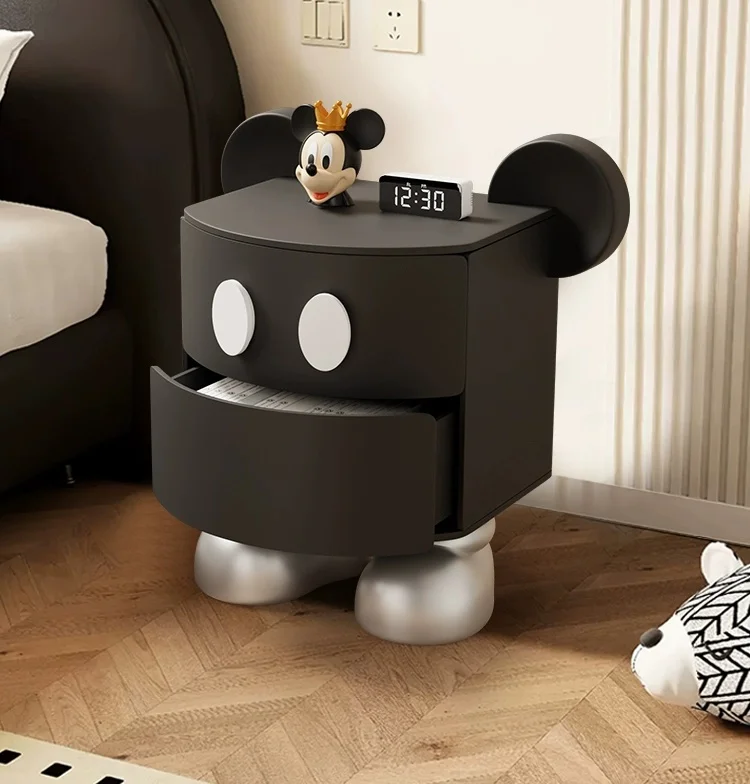 

[VIP] Mickey Mouse cabinet Resin ornament Action figure Creatives bedside table drawer toys collection model room decoration