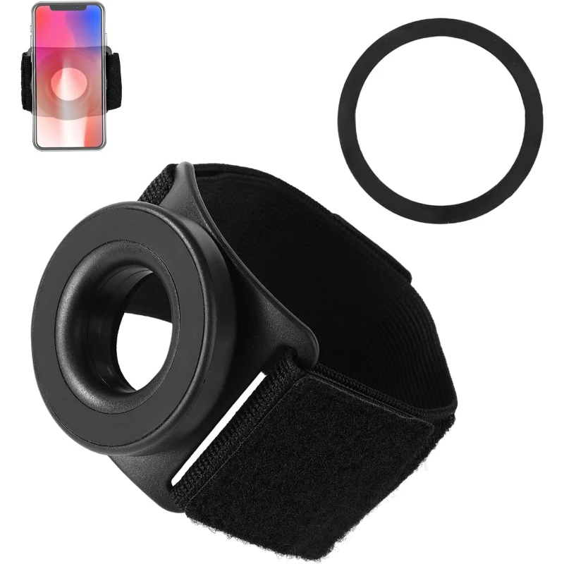 Magnetische Lauf-Handyhalterung 360° °   Drehbares Armband mit Starker Anpassungsfähigkeit Handgelenk-Handyhalter Kompatibel mit iPhone14 15 16 17