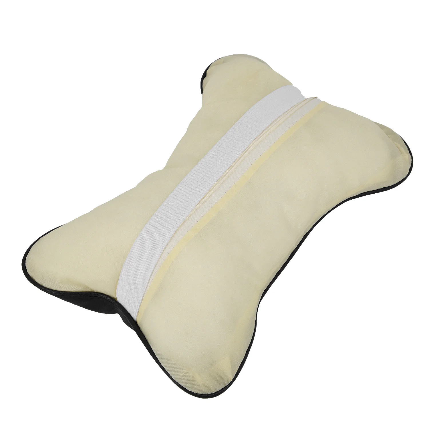 

Protect neck Head Rest Cushion bone shape Neck Support Pillow high strength elastic relax muscles Synthetic Leather