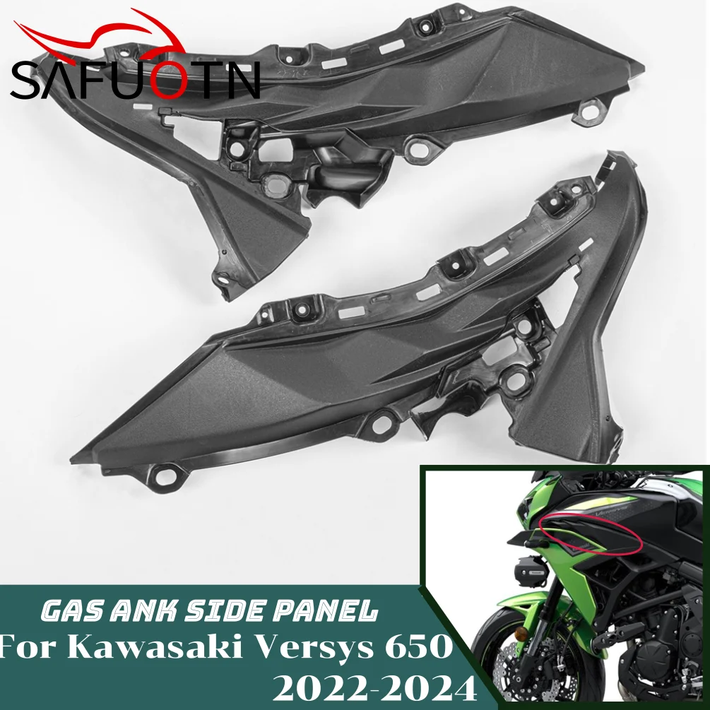 

Versys650 Front Gas Fuel Tank Side Panel Fairings Cover For Kawasaki Versys 650 2022 2023 2024 Motorcycle Fairing Accessories