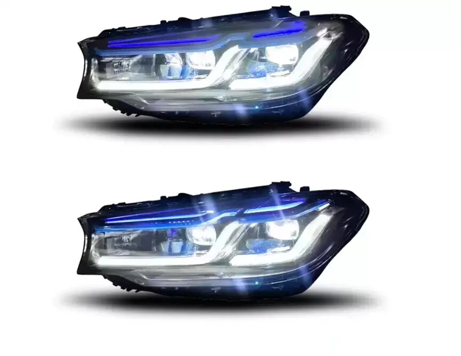 Front Headlight Headlamp Angel eyes for BMW 5 Series M5 18-22 DRL Daytime Running Light Turn signal