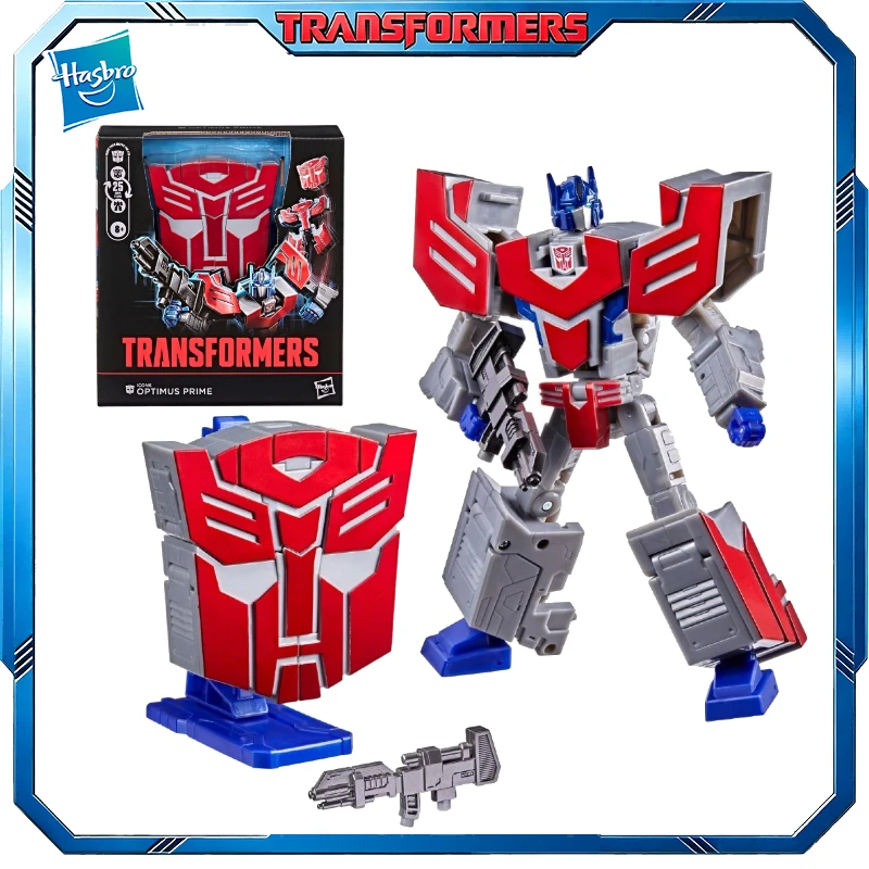 In Stock Hasbro Classic Transformers Toys Age Of The Primes Voyager Class Optimus Prime Action Figures Robot Toy Collect Hobbies