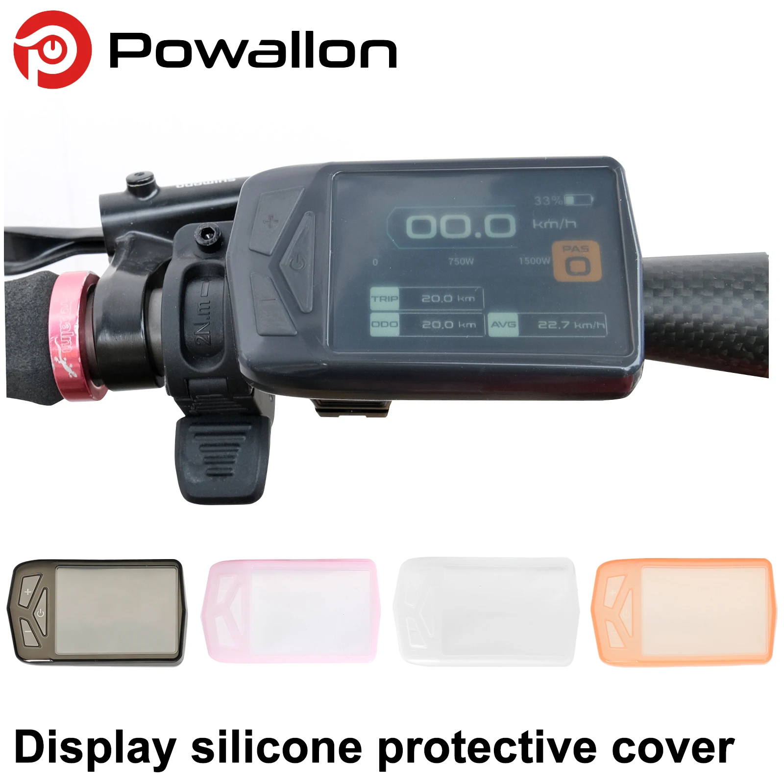 Silicone Display Protective Cover For B02N/EKD01/L02 E-Bike Splash-Proof Mud Proof and Scratch Resistant
