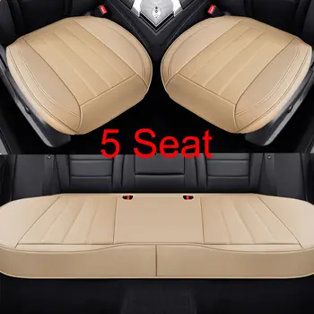 適用於賓士所有車型 E-Class W210 W212 W213 C207 C238 的全覆蓋 PU 皮革汽車座椅套墊,汽車配件 8 最佳銷售 賓士E級真皮座椅套 - №6