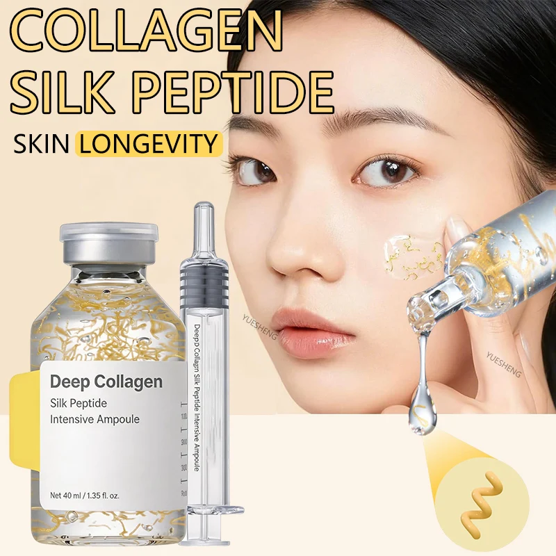 Collagen Silk Multi Peptide Serum Face Cell Regeneration 2026 Korean Facial Essence Visible Firm Looking For Silky Smooth Skin