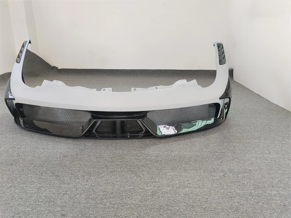 Used for Ferrari 458 modification SP style semi carbon fiber front bumper body kit