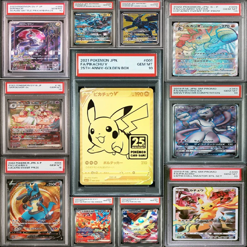 

Карты Diy Pkm Tcg Sv-P Battle Японский ЯПОНСКИЙ S PROMO LUCARIO V ZEKROM GX Коллекционная игровая карта