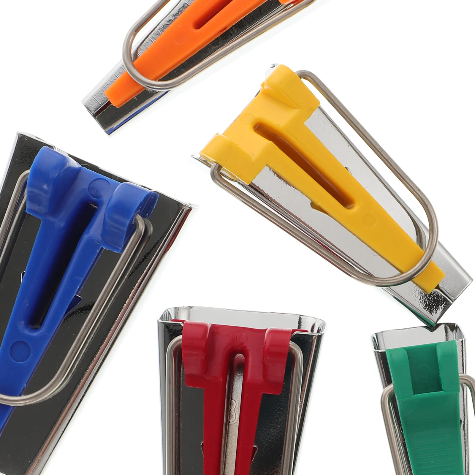 5 pçs 1 conjunto kit fabricante de viés de fita diy ferramenta de costura para tecido acolchoado trimmer rápido fácil econômico ferro-dobra perfeito