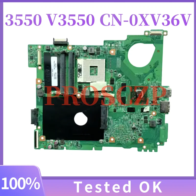 Placa-mãe para laptop CN-0XV36V para D ell Vostro 3550 V3550 10245-4 XV36V HM67 DDR3 HD6630M 1GB 100% testada