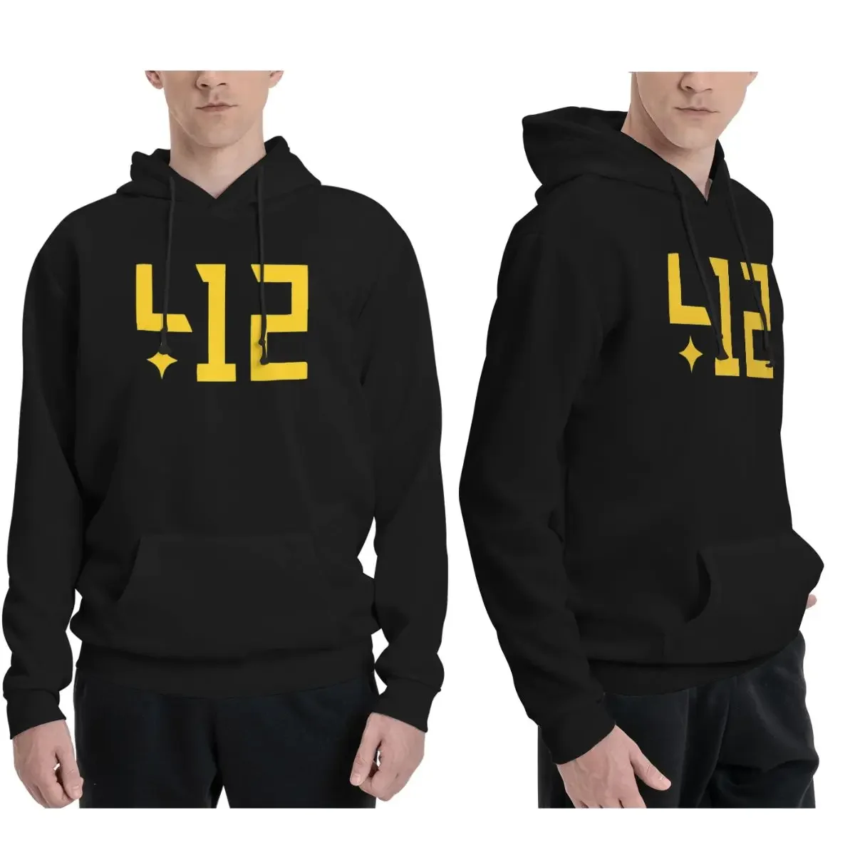 

Лидер продаж-412 Pittsburgh толстовки для мужчин и женщин, повседневный пуловер, толстовка в стиле хип-хоп, одежда с длинными рукавами, осень-зима