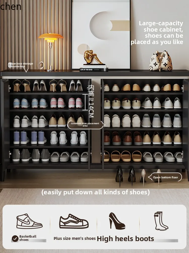 LXC High-End Shoe Cabinet for Home Entrance, Large Capacity Entryway Cabinet, 35cm Depth Sofa Side Partition Cabinet