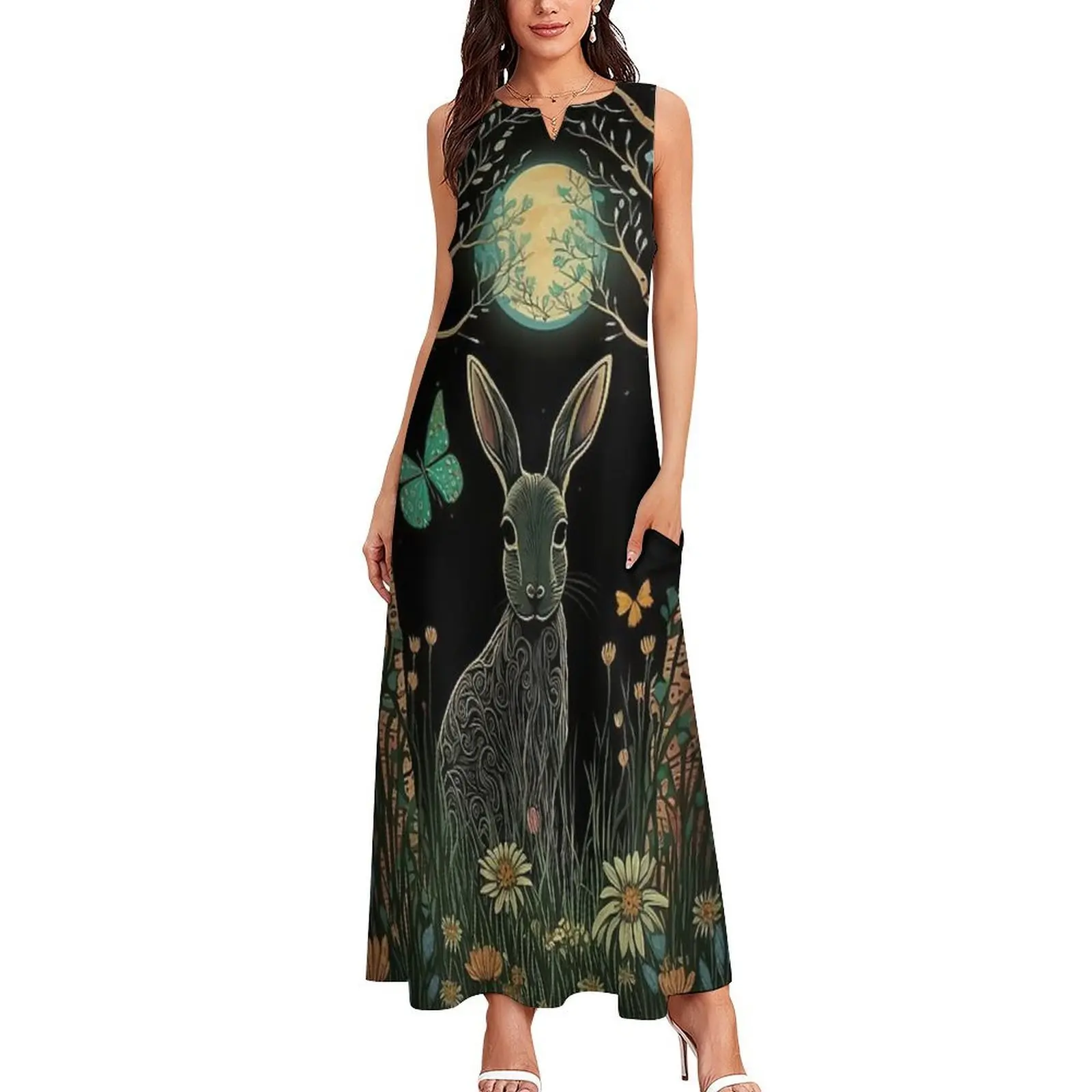Ostara. Primavera equinox 26 vestido largo vestidos para mujer vestido para mujer vestido de verano mujeres coreanas
