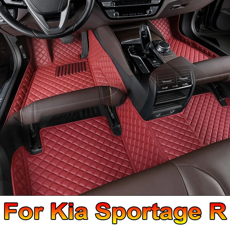 Auto Fußmatten für Kia Sportage R 2011 2012 2013 2014 2015 2016 2017 benutzer definierte Auto Fuß polster Teppich abdeckung Innen zubehör