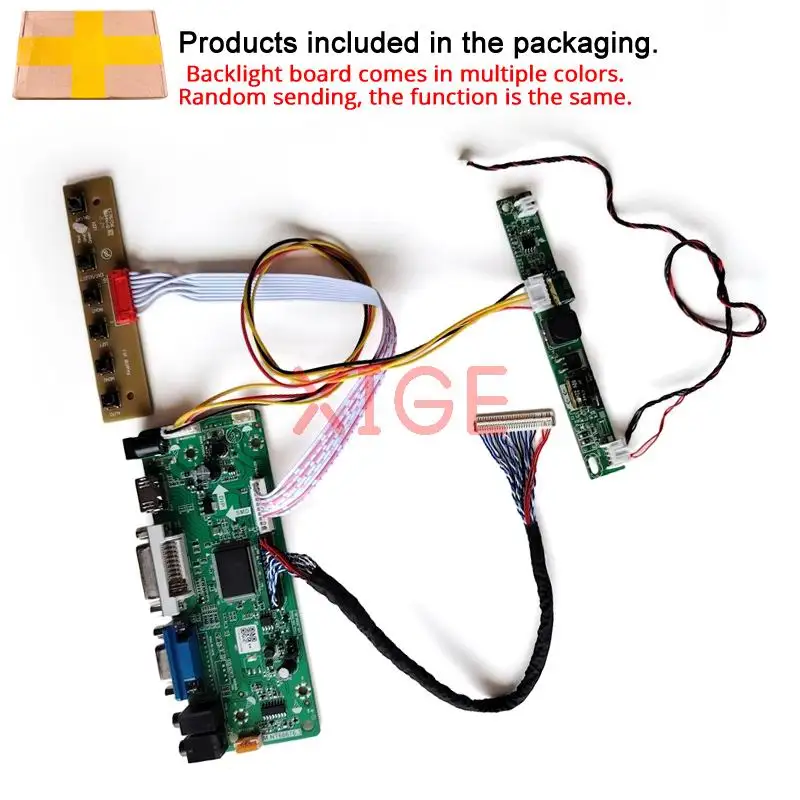 لوحة تحكم LCD تناسب M195XTN01 DV185WHM HM185WX1 MT185WHM 1366*768 19.5 "HDMI-متوافق 30-Pin LVDS Kit لتقوم بها بنفسك مراقب VGA DVI