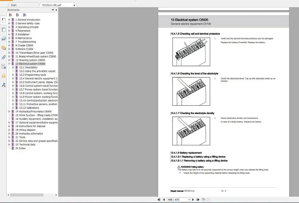 AutoDVD BT وForToyota Forklift Service & Parts Manual مجموعة كاملة 2022 DVD 15.78GB PDF #1