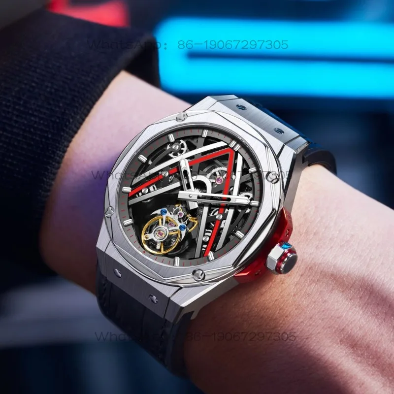 Fashion Waterproof Hollow Trend Watch Men's Watch