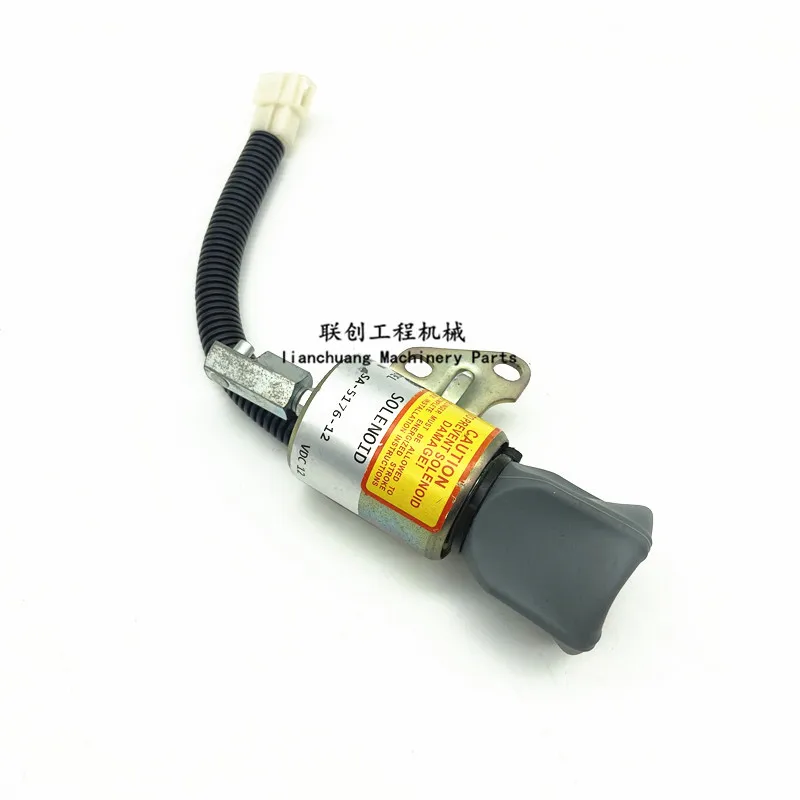 For bobcat SH Kubota KX Stall solenoid valve SA-5176-12 Flame extinguisher switch 1756ES-12SUC5B1S5